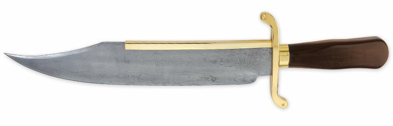 Gil Hibben Old West Bowie Damascus Edition